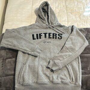 Lifters gray hoodie